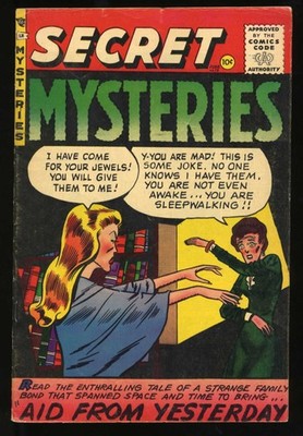Secret Mysteries Vol 1 (1954) #18 VG- 3.5 Golden Age Crime Horror! Merit 1955