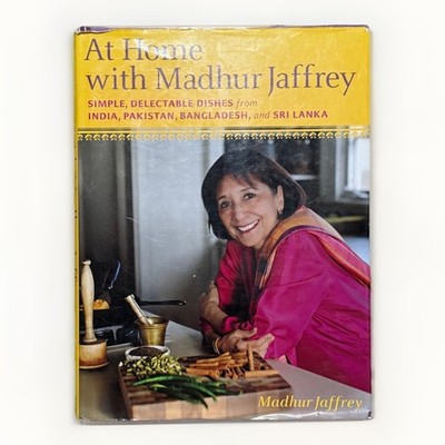 Knopf At Home with Madhur Jaffrey Hardcover Indian & South Asian Cookbook