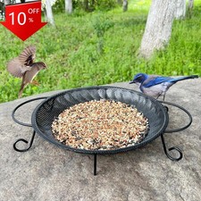 11.8  Stainless Steel Large Bird Feeder Mesh Seed Tray,NEW