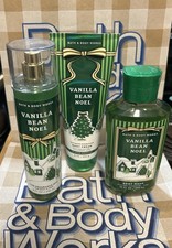 Bath  Body Works Vanilla Bean Noel Fine Fragrance Mist, Body Cream  Bofy Wash