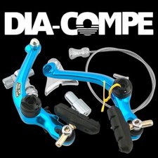 Dia Compe AD-990 U-Brake Kit w/ FS-990 Hardware Blue