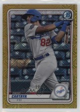 2020 Bowman Chrome Mega Box Gold Mojo Refractor 23/50 Diego Cartaya #BCP-155 m2b
