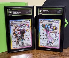 2025 POKEMON SVP EN-SV BLACK STAR PROMO #176 UMBREON EX 8 & ESPEON EX #175 DSG 9