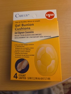 Careus Gel Bunion Cushions For Bunion Discomfort-1pk of 4 Cushions-NEW-See Below