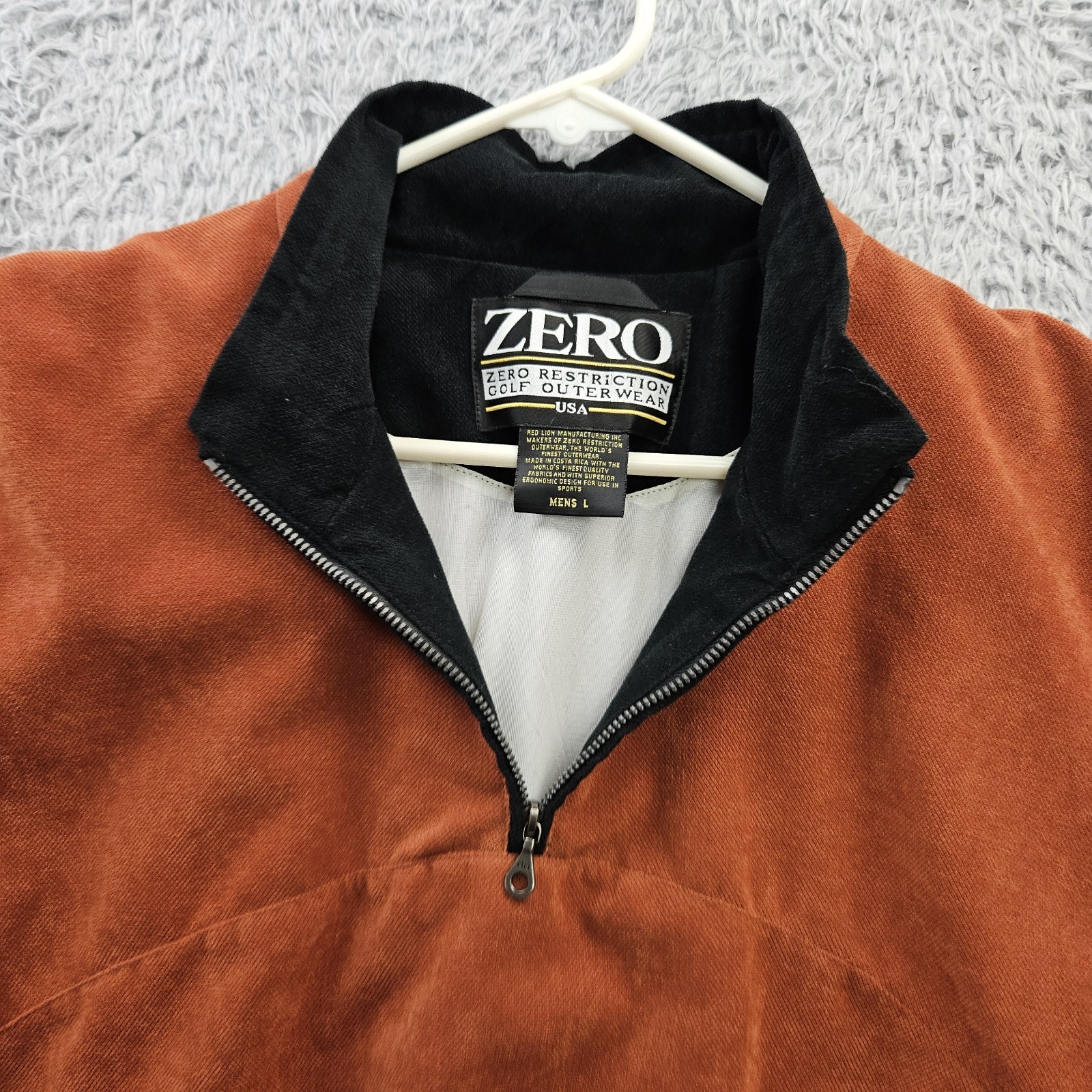 ZERO RESTRICTION Golf Pullover Wind Breaker Large… - image 5