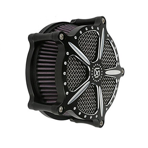 Black Motorcycle Air Cleaner Intake Filter System Kit For Harley softai Electra - Picture 5 of 5