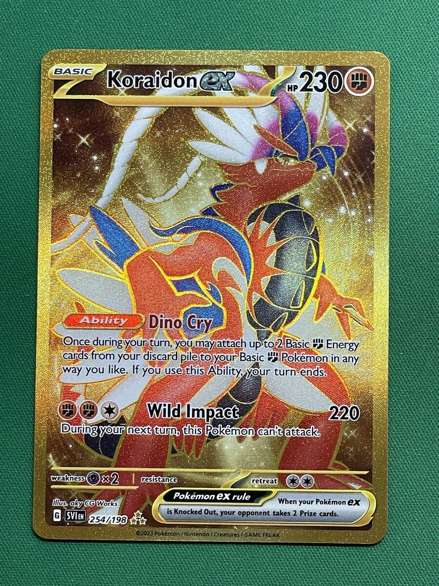  Pokemon - Koraidon ex 254/198 - Scarlet & Violet