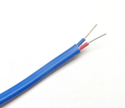 MINNESOTA MEASUREMENT INSTRUMENTS LLC T-type Thermocouple Wire AWG 24 Solid Wire w. PVC Insulation Extension 1 yard