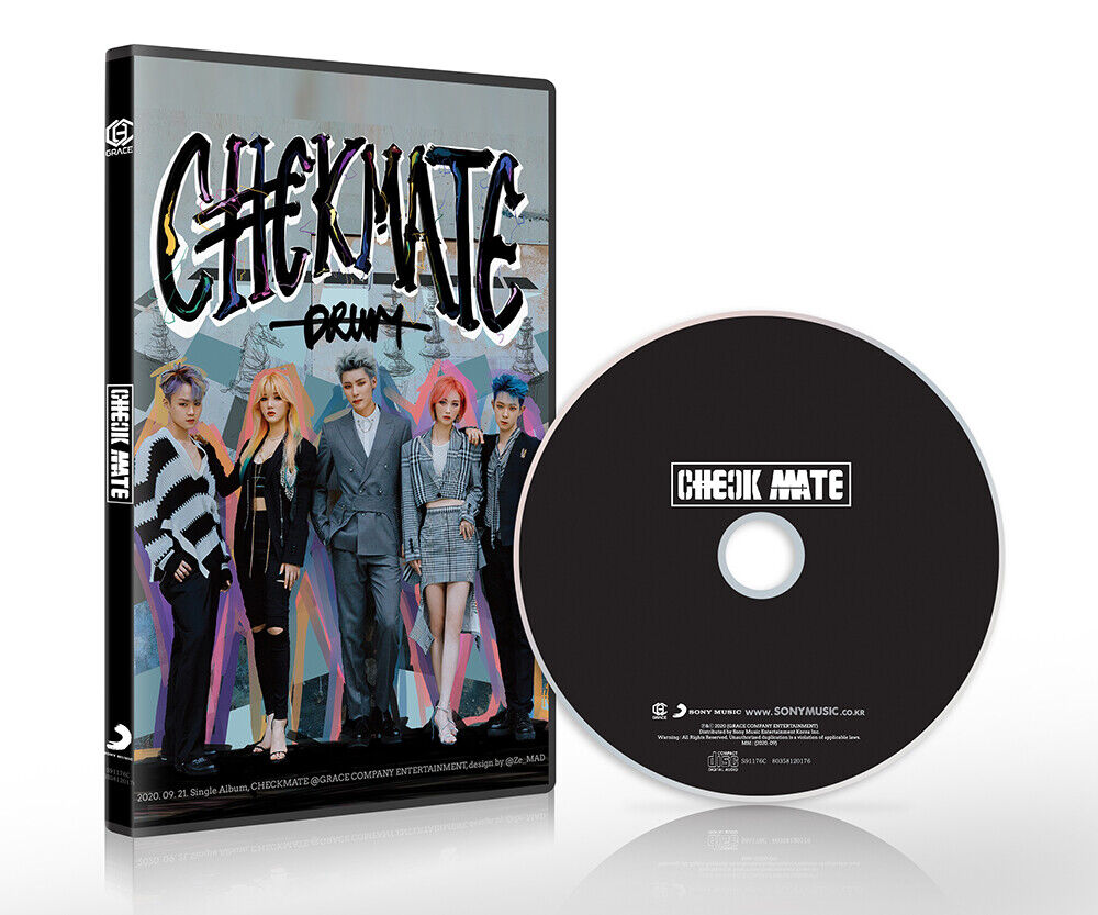 CHECKMATE [DRUM] 1st Single Album CD+Photo Book+Photo Card K-POP SEALED