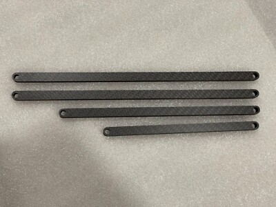 Carbon Fiber Front & Rear Center support Braces Bars for 1/5 Arrma Kraton 8s EXB