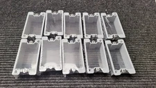 Box of 10 -CANTEX Plastic Old Work Interior Wall Electrical Box Mounting