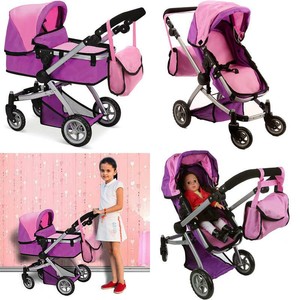 Mommy & Me Babyboo Deluxe Doll Stroller Foldable Doll Pram ...