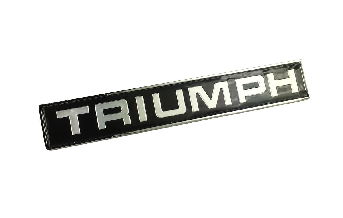 Brand New Metal Rear Badge Emblem Nameplate for 1969-1976 Triumph