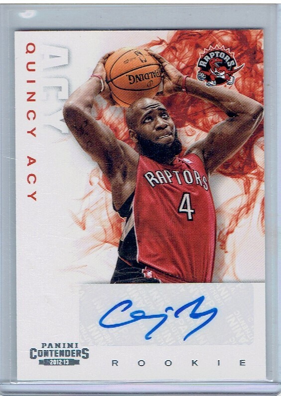 QUINCY ACY 2012-13 Contenders ROOKIE AUTO RC #235 Knicks