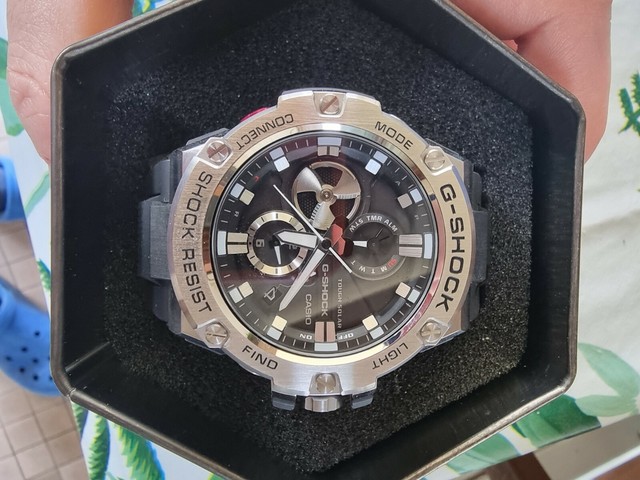 Orologio Casio G-shock G-steal Gst-b100-1aer Solare acciaio Quandrante Nero  Cint | Acquisti Online su eBay