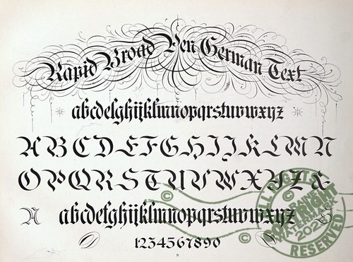 William E Dennis (1914) Studies in Pen Art * Penmanship Alphabets Lettering ABC - Picture 8 of 20