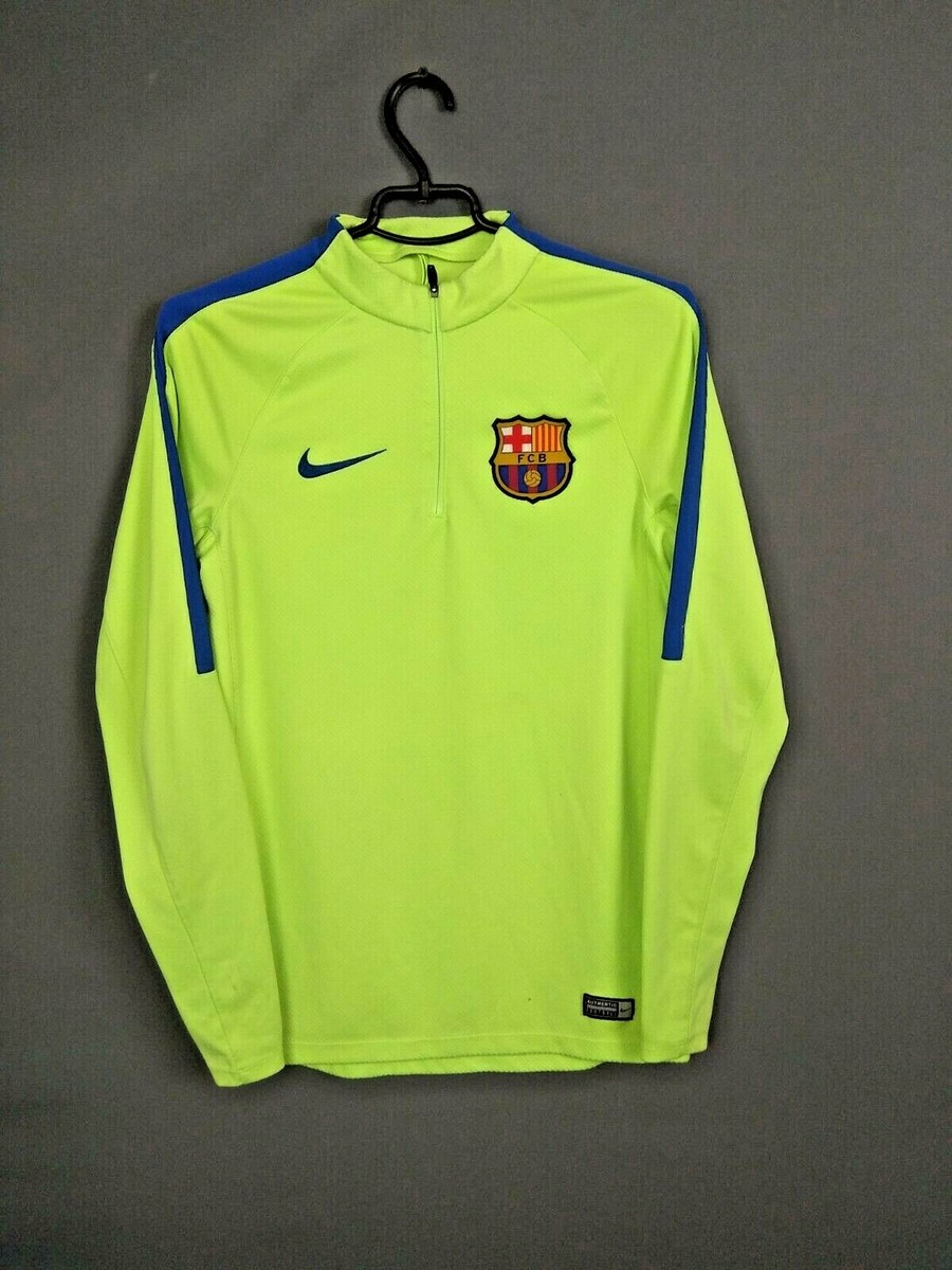 Barcelona Pullover Sweater SMALL Training Mens Long Sleeve Nike