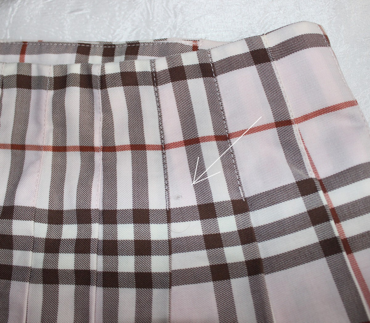 Burberry London Girls Kids Nova Check Wool Skirt - 5y - 110cm