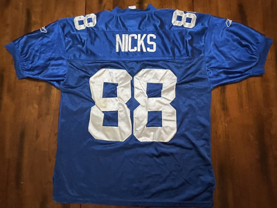 NY New York GIANTS Hakeem NICKS 88 NFL FOOTBALL JERSEY Reebok 50