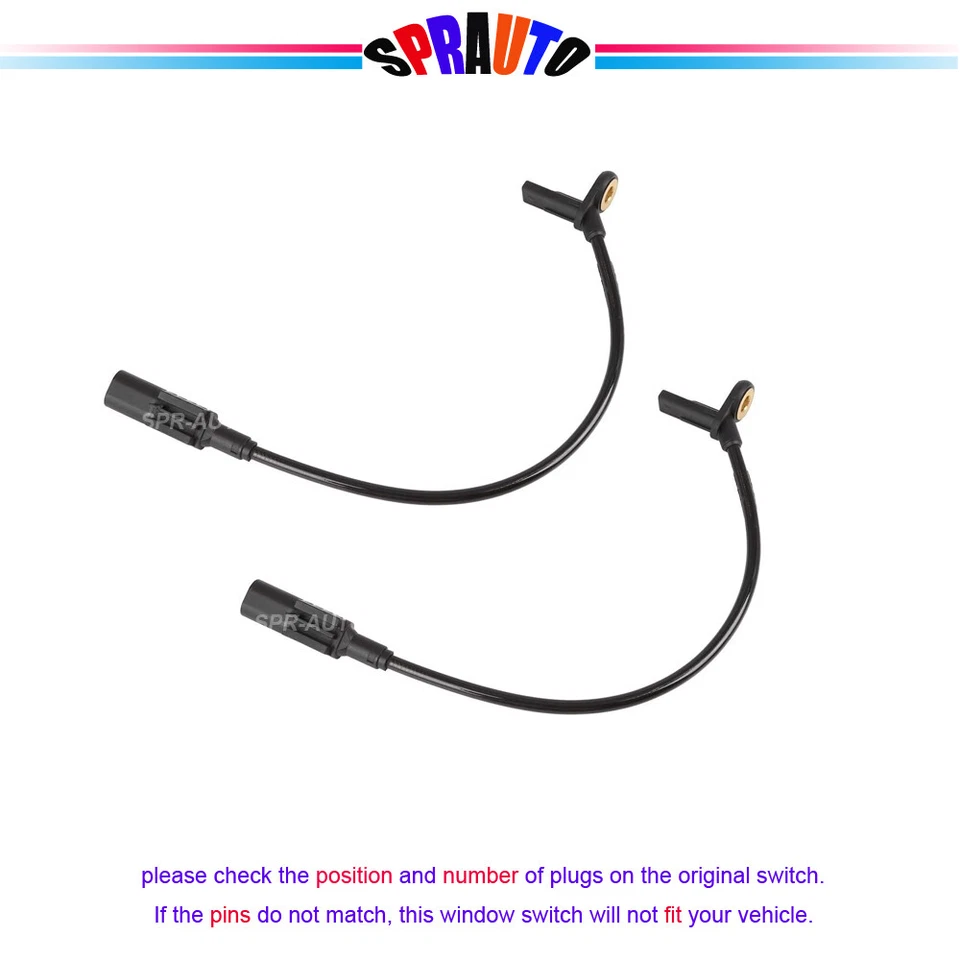 Sensor de velocidad de rueda ABS trasero izquierdo o derecho nuevo para Mercedes-Benz GL320 550 ML320 Foto 2 de 4