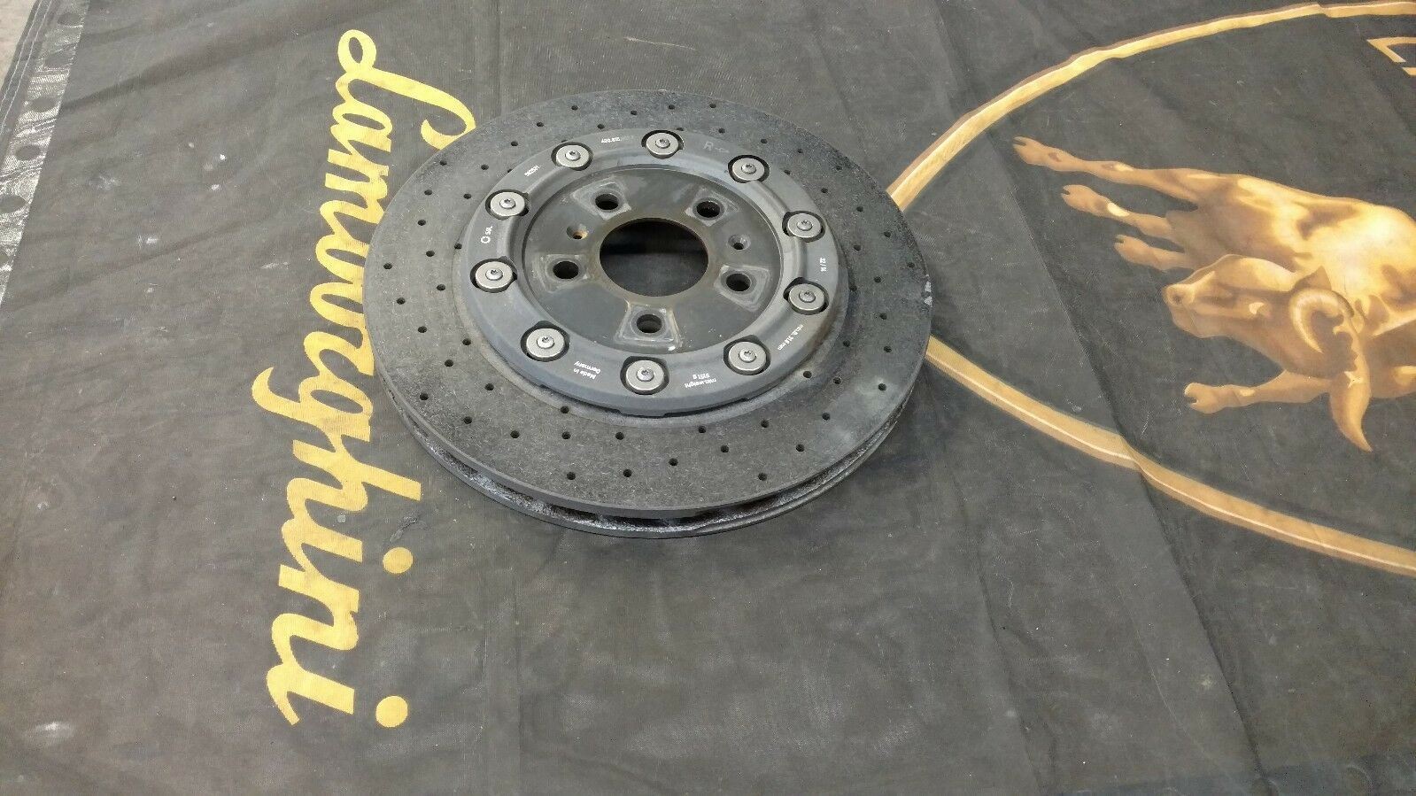 LAMBORGHINI GALLARDO LP560 HURACAN AUDI R8 REAR RIGHT CARBON CERAMIC BRAKE DISC 