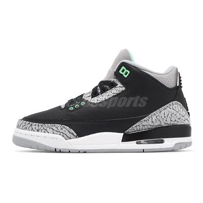 Nike Air Jordan 3 Retro GS AJ3 Green Glow Kids Youth Casual