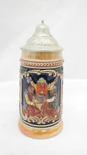 Vintage German Beer Stein Original Gerzit Gerz Ein Gutes Bier Des Wirtes Zie RW