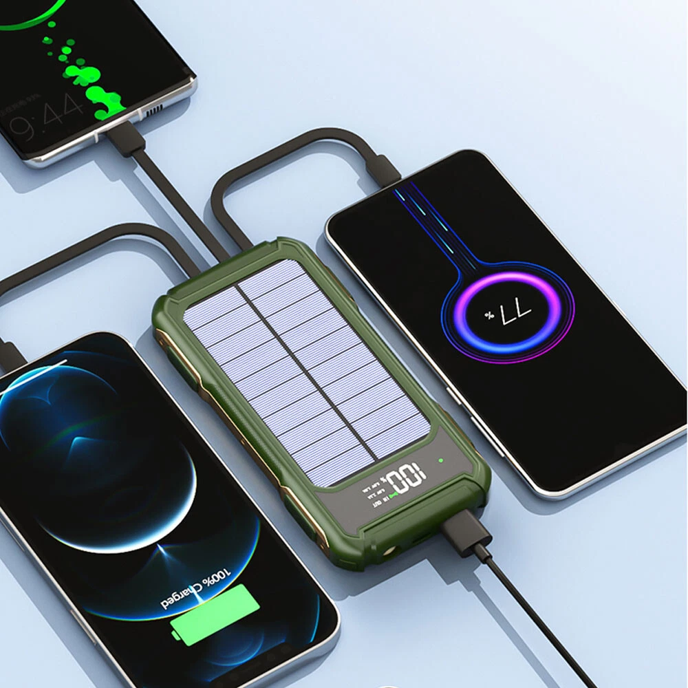 Power Bank USB 300000mAh External Battery Pack Backup Charger for Cell Phones