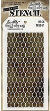 STAMPERS ANONYMOUS Tim Holtz Layering Stencil 4.125 in x 8.5 in Mesh