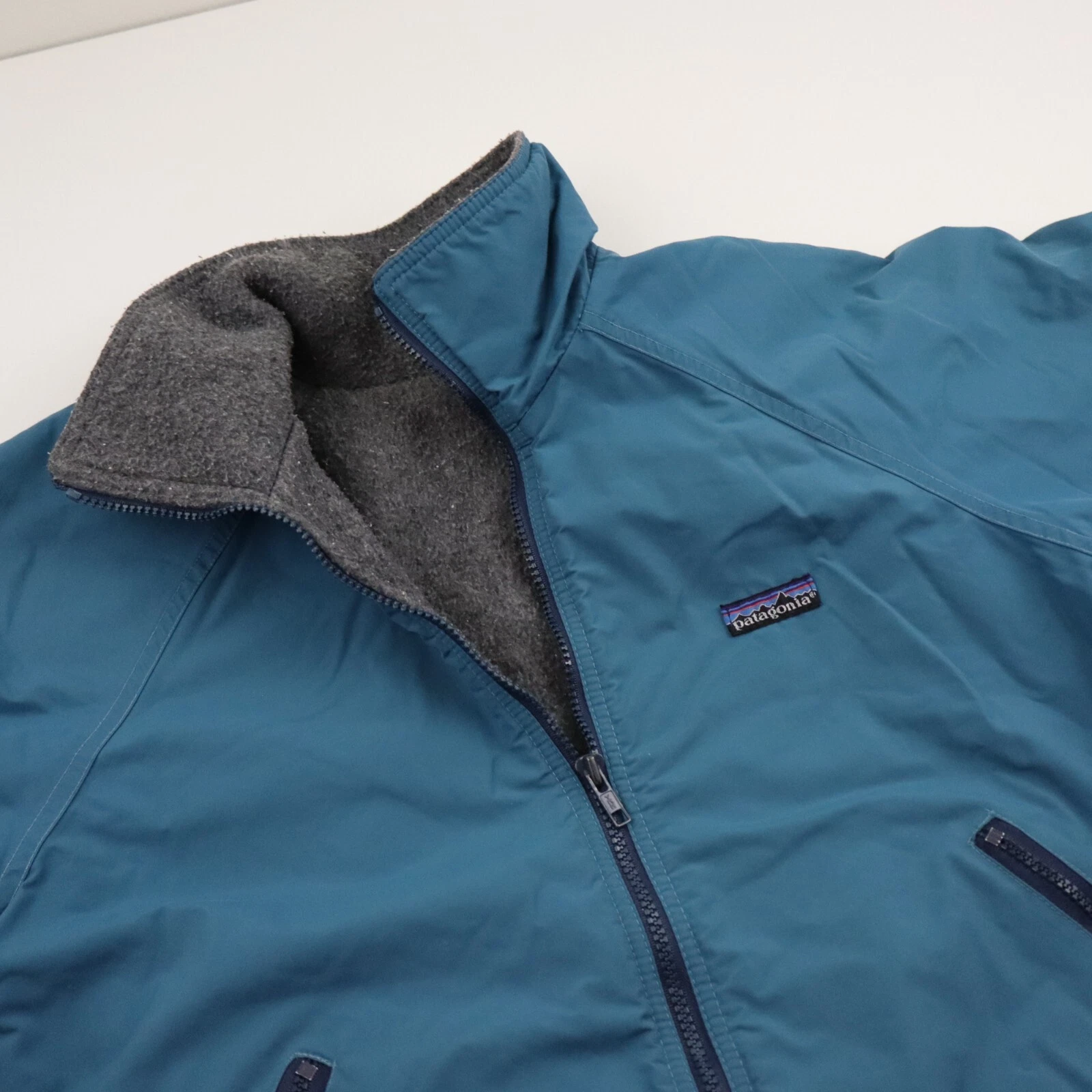 patagonia vtg 90s synchilla fleece shelled coat jacket
