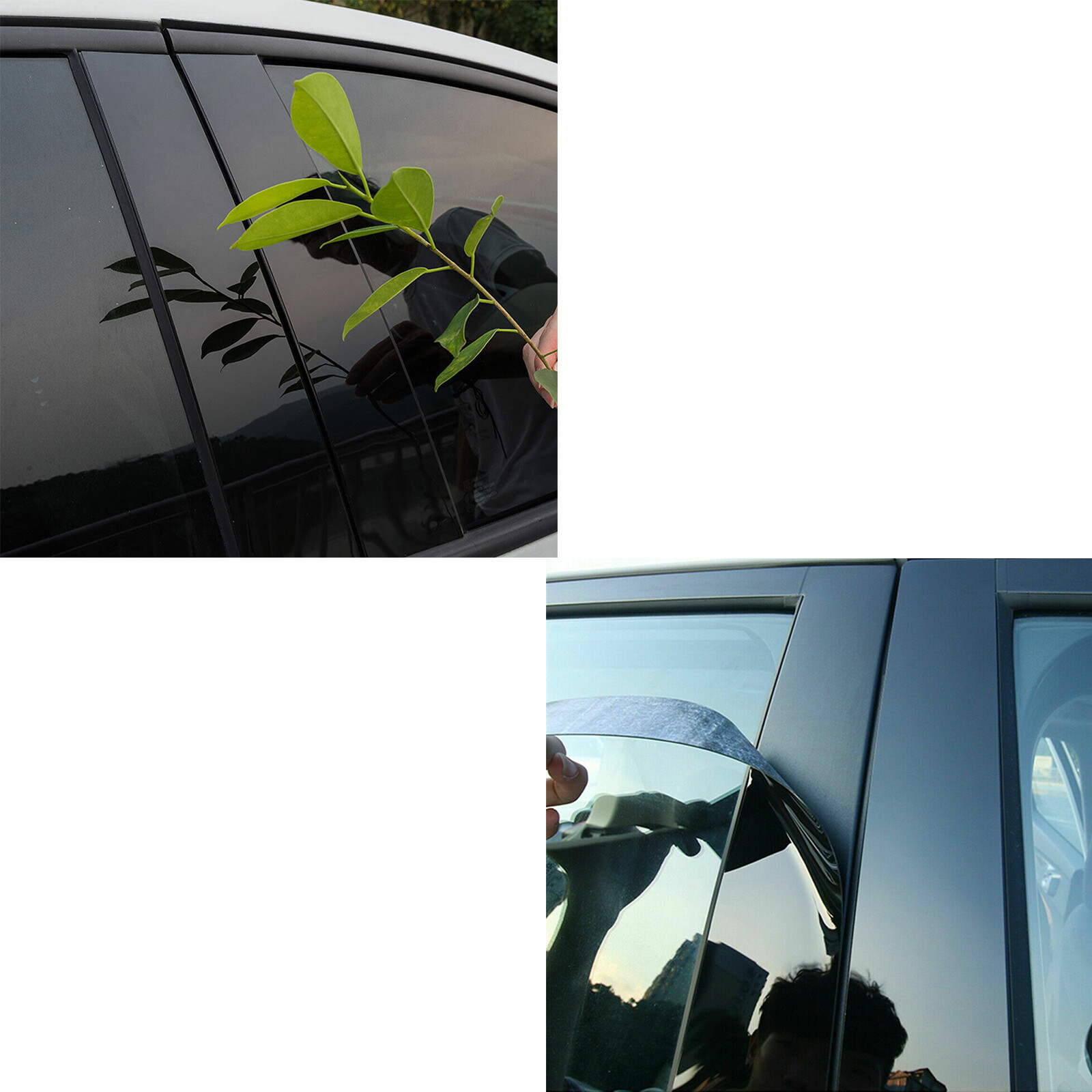 For Nissan Versa 5Door Hatchback 2006-2011 Window Pillar Posts Sticker Cover