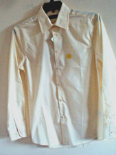 Mens Dress Shirt Size Med Covington NWT Ecru