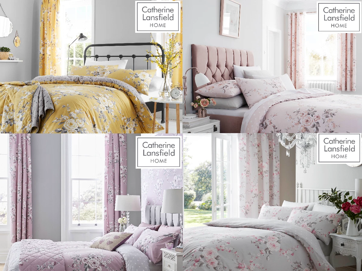 Catherine Lansfield ’Canterbury Heather’ Bedspread