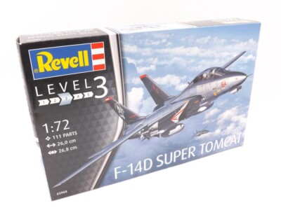 Revell 03960 F-14D Super Tomcat Flugzeug Bausatz 1:72 in OVP - NEU