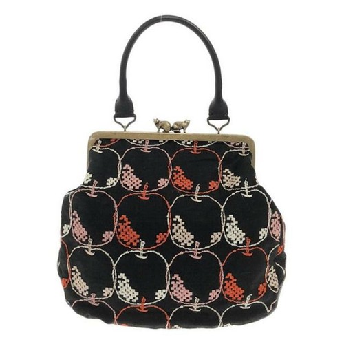 mina perhonen 2015 s cuddle mela handbag black pink red ladies Used