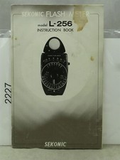Sekonic Flash Meter Model L-256 Original Instruction Book / Manual