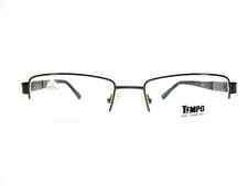 Tempo MR 1005 GM Gunmetal eyeglasses frames half rim 52-18-140