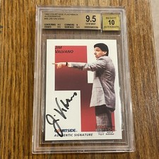 1992 Courtside Jim Valvano Autograph Auto North Carolina State BGS 9.5 AUTO 10