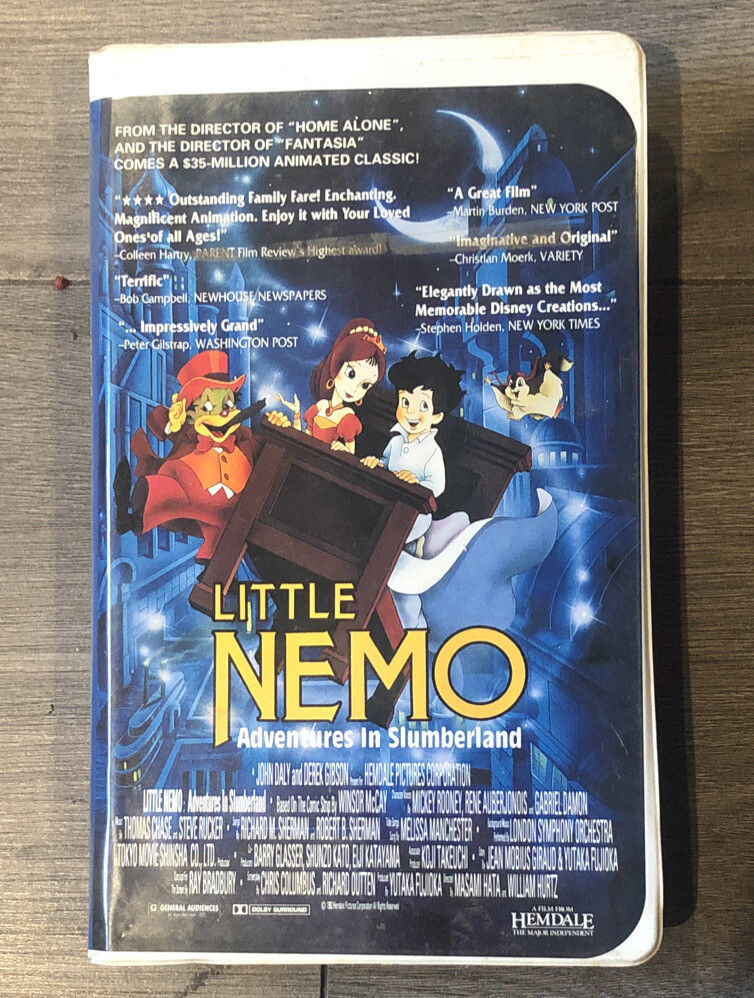 Little Nemo - Adventures In Slumberland - VHS (1993) Clamshell
