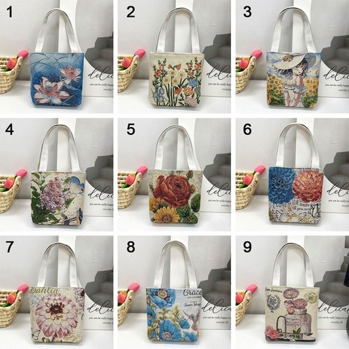 Tragetaschen wiederverwendbar Damen Einkaufstasche schlicht Achsel Handtasche Mode - Bild 5 von 29