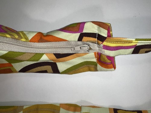 HANDMADE SHOULDER BAG PURSE ABSTRACT MOD RETRO FESTIVAL Cross Body Messenger - Picture 5 of 9