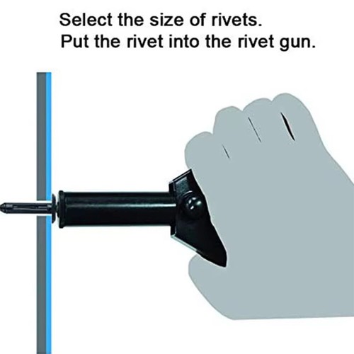 41Pcs Plastic Rivet Gun Quick-loading Rivet Tool Plastic Rivet Puller Riveting - Picture 5 of 9