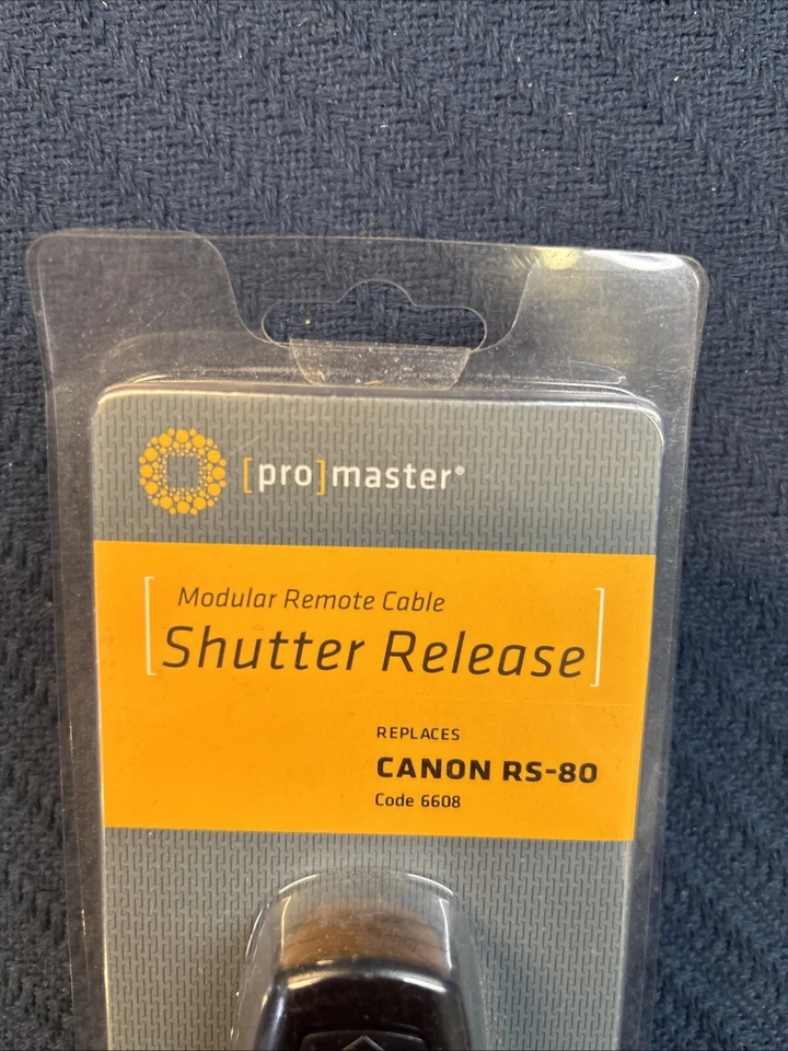 Promaster #6608 Modular Remote Cable Shutter Release For Canon RS-80 New In Box - Image 2 of 4