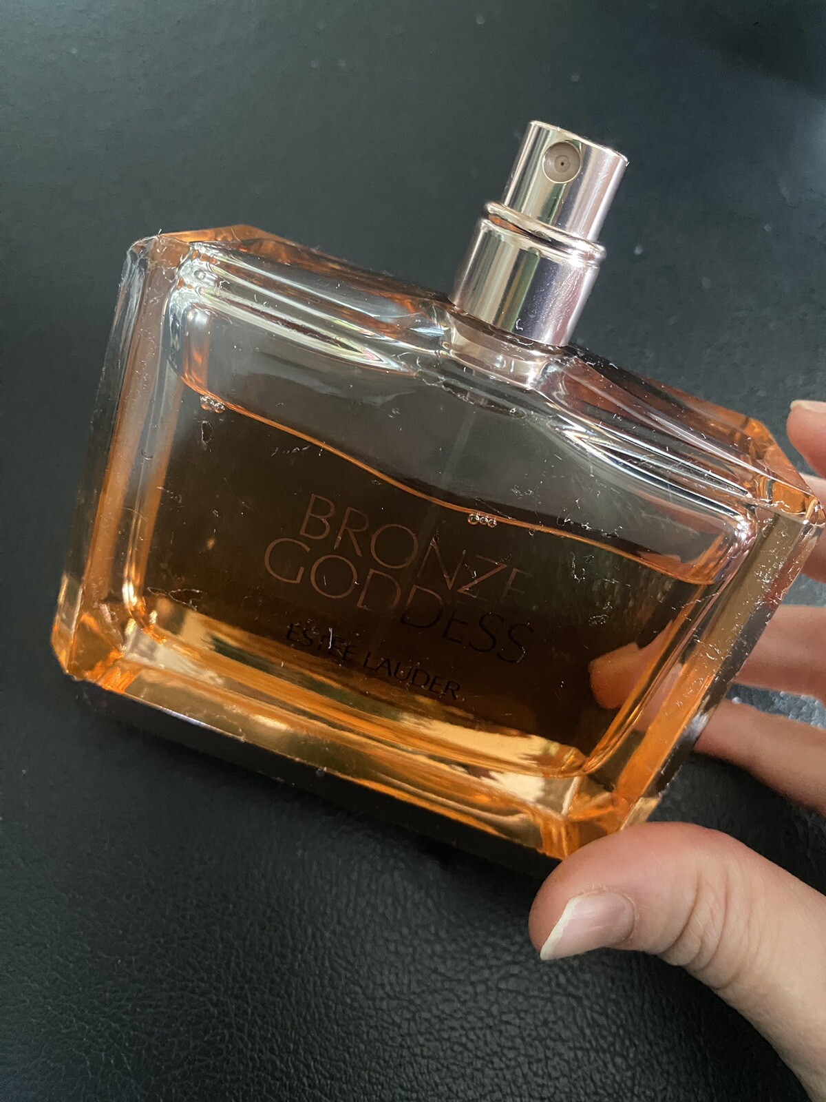 Estee Lauder Bronze Goddess EDP 100ml 95 Full Vintage Bottle No Lid