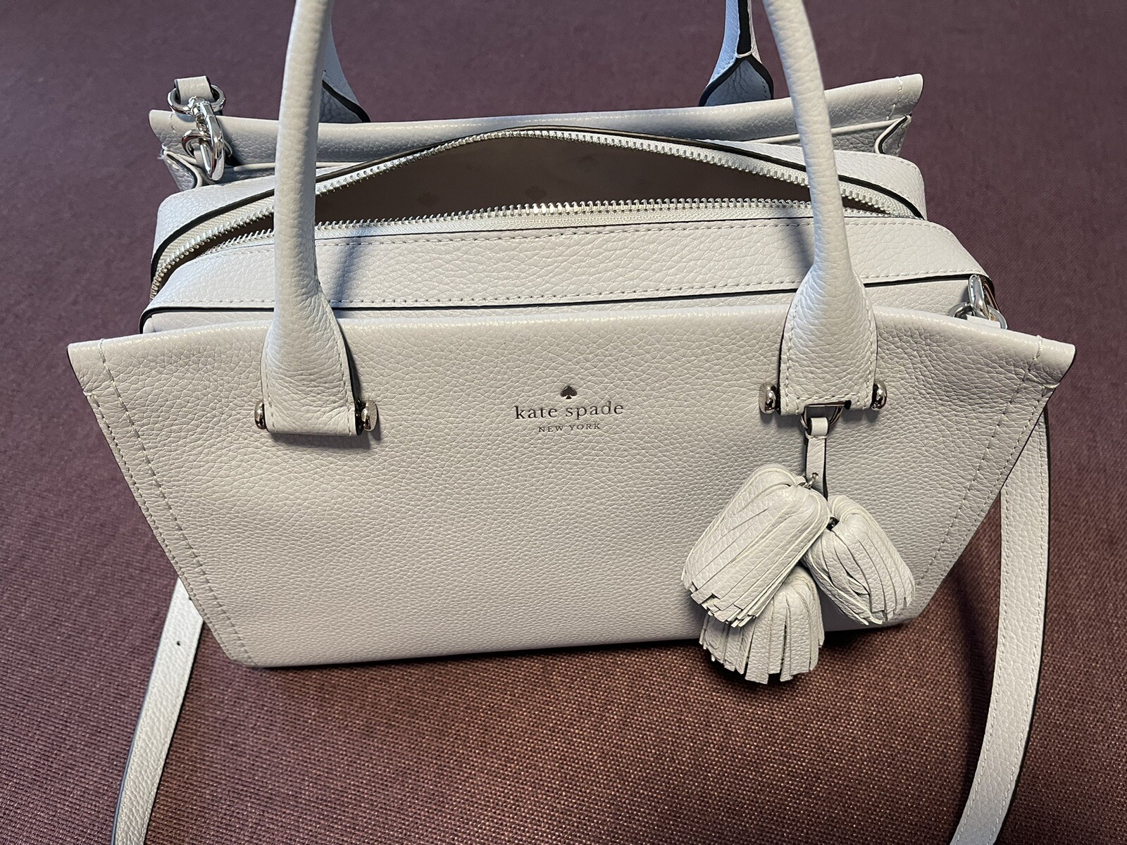 Kate Spade blue ocean fog genuine leather handbag Retail: $399~ NWT~