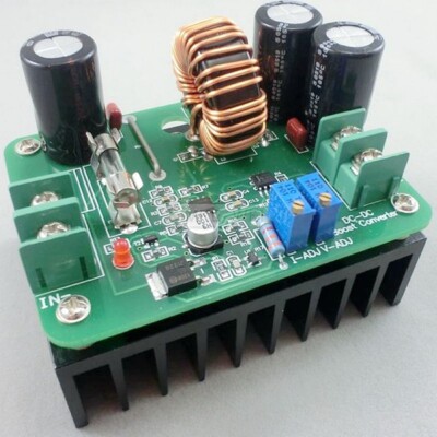 DC-DC Step Up Wandler Modul 10-60V auf 12V-80V 600W Neu