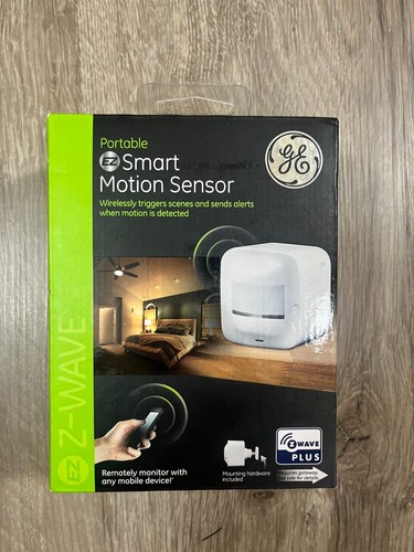 NEW GE Enbrighten Z-Wave Plus Portable Smart Motion Sensor, Z-Wave Hub ...