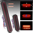 Halo Neon 45/87LED Tail Trailer Light Truck Flowing Turn Signal Rear Stop Brake