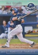 2017 Asheville Tourists Max George RC Rookie Colorado Rockies