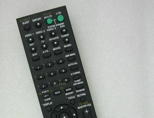 Mando a distancia RM-AAU019 para sistema AV Sony STR-K7000 STR-DG520B STR-DH50 DAV-DZ86 - Imagen 2 de 4